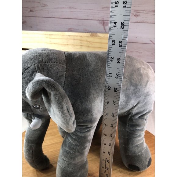 GRIFIL ZERO Big Elephant Stuffed Animal Plush Toy 14"X 13" Long Sit or stand - Picture 7 of 9